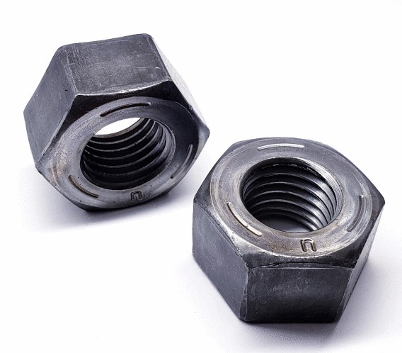 1" - 8 A563 HEAVY HEX NUT GRADE DH COARSE HDG/WAX - USA